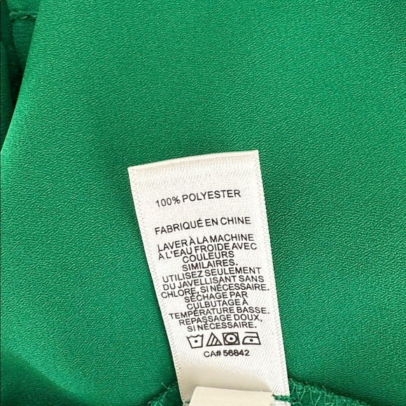 Express Vibrant Green Button-Down Shirt Size S/P. - Picture 15 of 16
